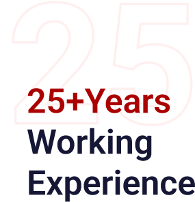 25+ Years Working Experience